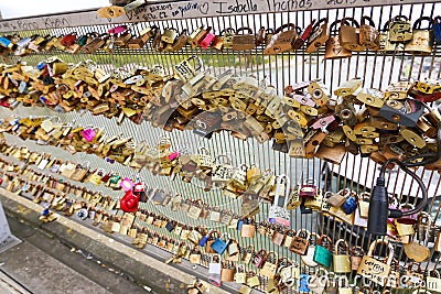 Love padlocks, Paris