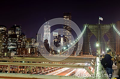 Lower Manhattan At Night