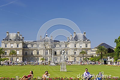 Luxemburg palace in Paris
