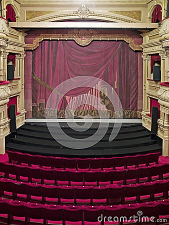 Luxurious theater hall