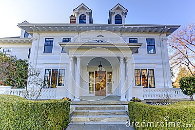 Luxury american house with curb appeal