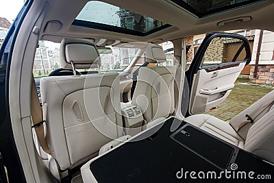 Luxury car interior