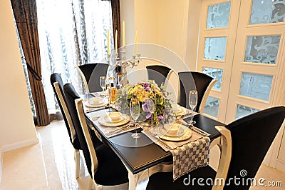 Luxury dining room