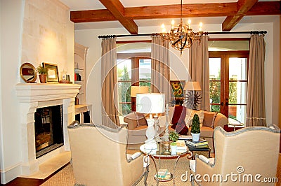 A luxury family room