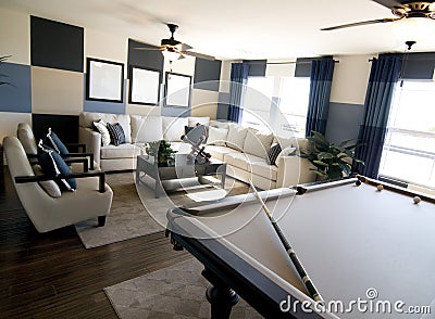 Luxury game room interior design