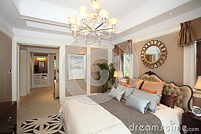 Luxury home bedroom