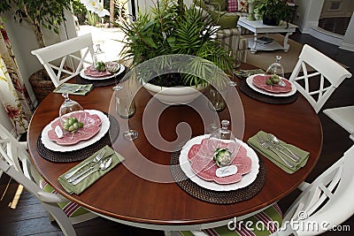 Luxury home dining room