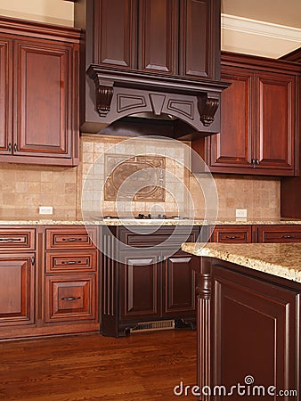 Luxury Home Kitchen two tone cabinets