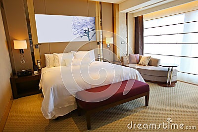 Luxury hotel room