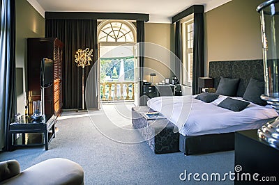 Luxury hotel room