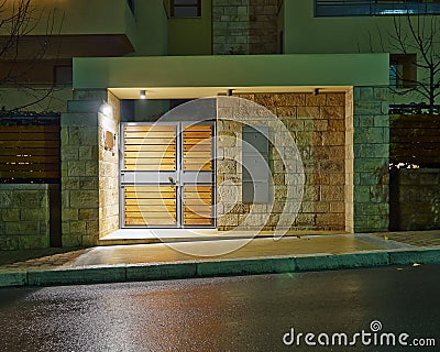 Luxury house entrance, Athens Greece