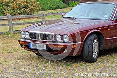 Luxury modern jaguar car