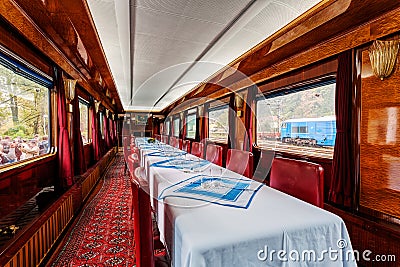 Luxury old train carriage