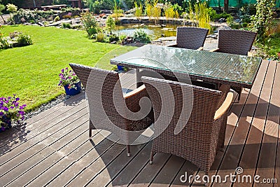 Luxury rattan Garden furniture