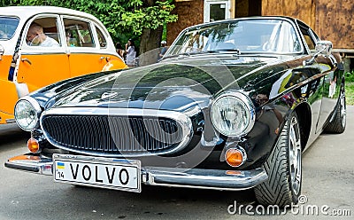 Lviv, Ukraine - June 2015: Auto Festival Leopolis Grand Prix 2015. Old Vintage Retro Car Volvo ...