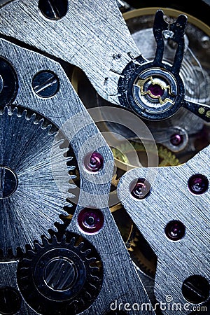 Macro Mechanical Gear / Clockwork Background