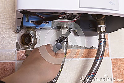 Maintenance of gas water heater