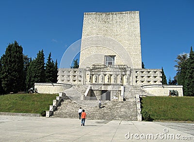 Majestic Ossuary of fallen soldiers