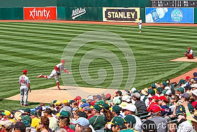 Major League Baseball - Pitcher Warming Up in the