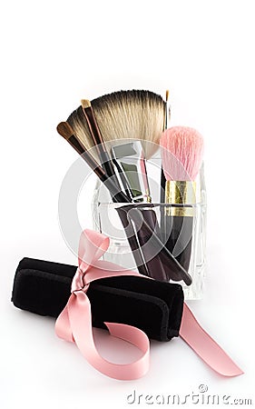  Brush  on Makeup Brush Set With Case Stock Photos   Image  13006993