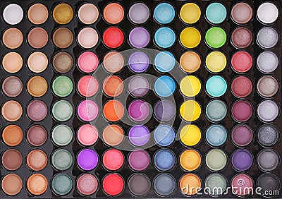 Makeup colorful eyeshadow palette