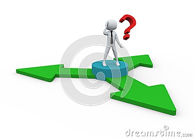 Making Decision Royalty Free Stock Photo - Im