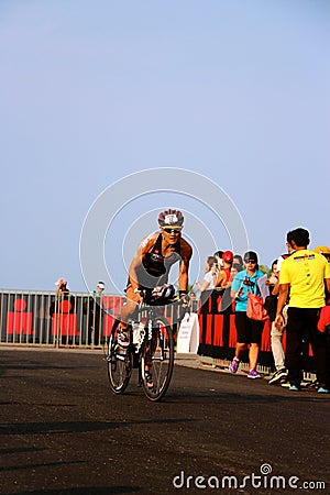 Malaysia Iron man 2014 the start of the 180km bike