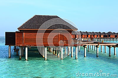 Maldives water house