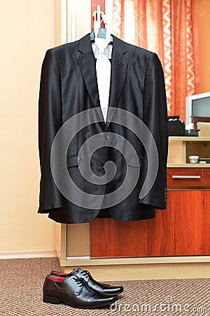 Male black suit