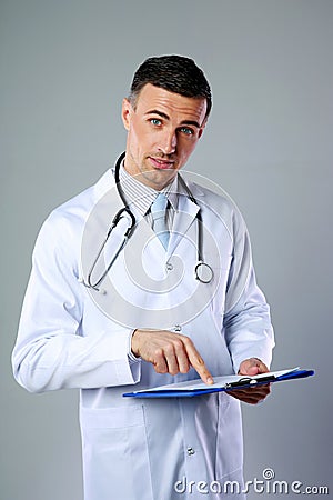 Male doctor telling diagnosis