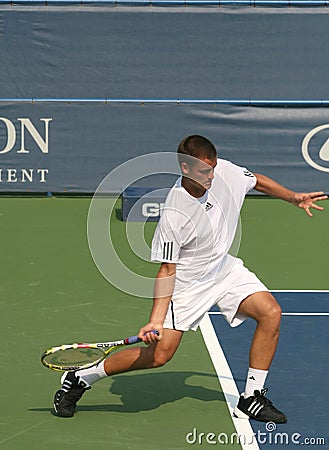 Male Professional Tennis Player Forehand