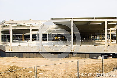 Mall under construction