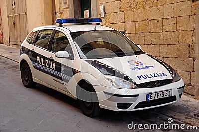 Malta police cruiser