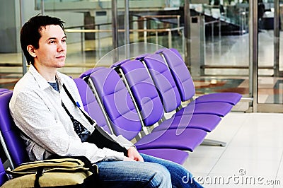 Man in the airport.