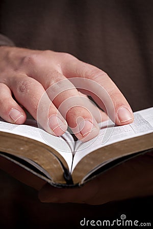 Man Holding Bible Royalty Free Stock Photos - Image: 21703038