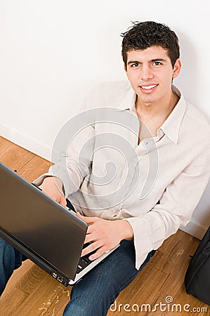 Man on laptop