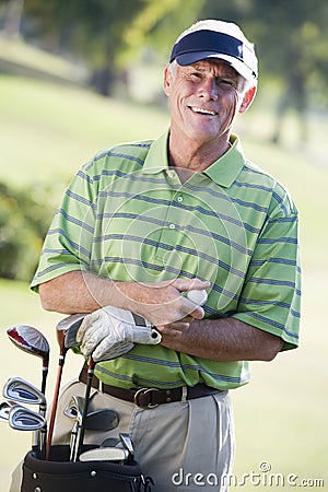 Man Playing A Game Of Golf