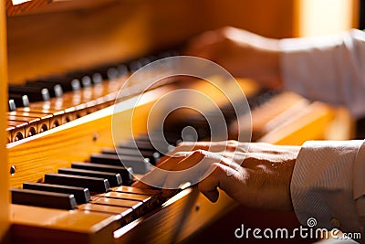 Man playing piano