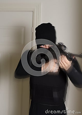 Man with a rifle