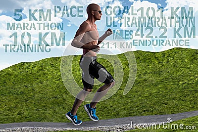 Man Runner Marathon Running Training Endurance Sports