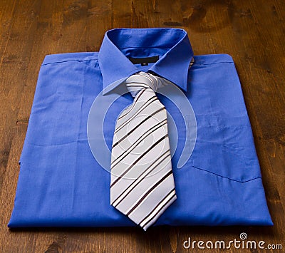 Man s shirt and tie