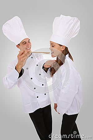Man and Woman Chef