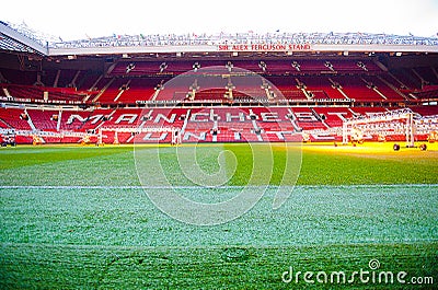 MANCHESTER, ENGLAND : Old Trafford stadium