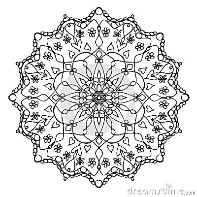 Mandala Black And Whit...