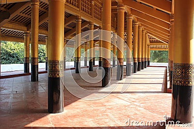 The Mandalay Palace, architectural detail