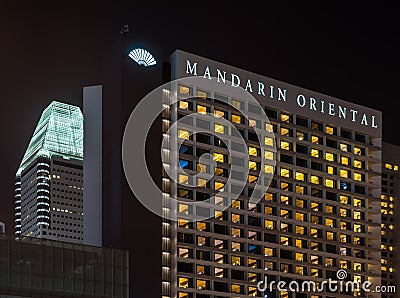The Mandarin Oriental hotel in Singapore