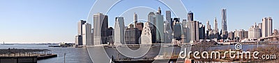 Manhattan Financial District panorama