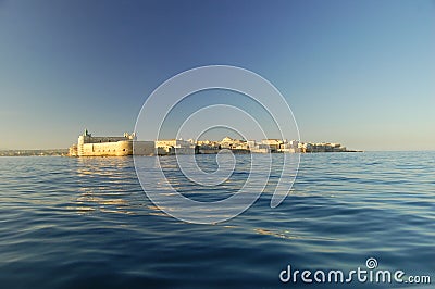 The Maniace castle from the sea