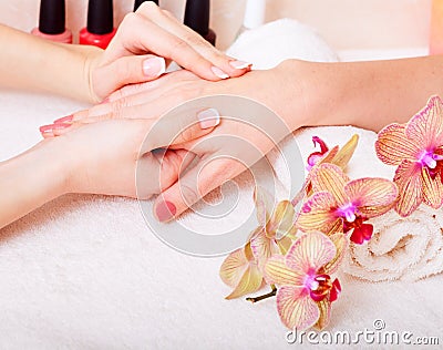 Manicure and pedicure