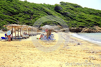 Mantraki beach, Skiathos, Greece.